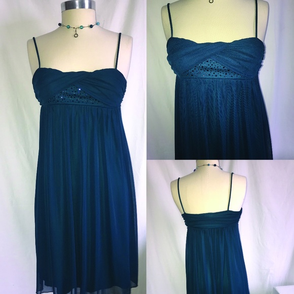 Jodi Kristopher Dresses & Skirts - Jodi Kristopher dark teal mini dress